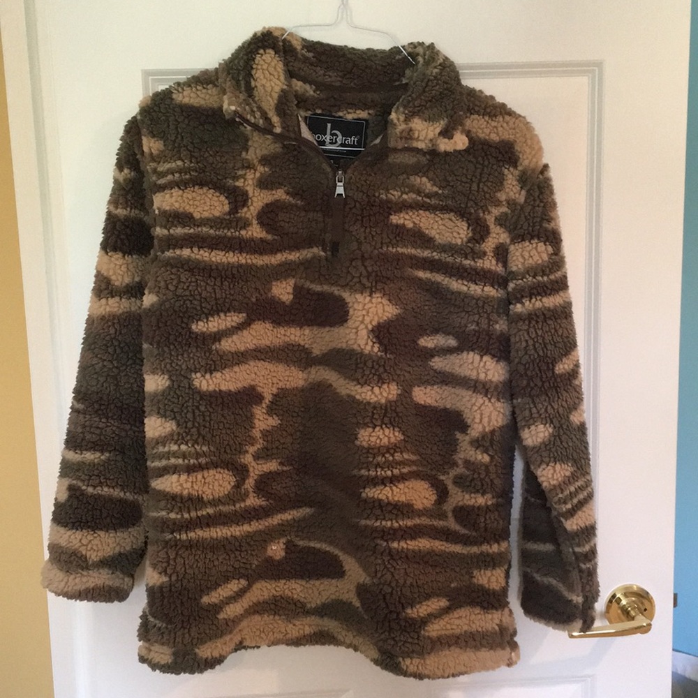 Boxercraft Camouflage Sherpa 1/4 Zip